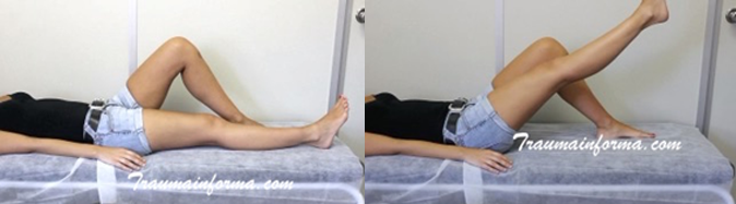 Elevación de pierna en extensión